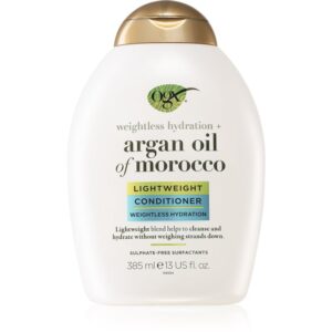OGX Argan Oil Of Morocco Lightweight Conditioner balsam light pentru hidratare si stralucire 385 ml-Țena