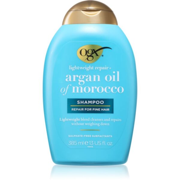 OGX Argan Oil Of Morocco Lightweight Shampoo șampon pentru hidratare si stralucire 385 ml-Țena