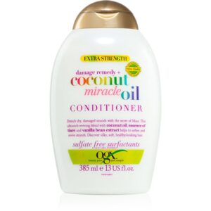 OGX Coconut Miracle Oil balsam pentru întărirea părului cu ulei de cocos 385 ml-Țena