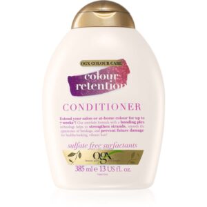 OGX Colour Care Conditioner balsam pentru păr vopsit 385 ml-Țena