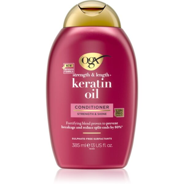 OGX Keratin Oil balsam pentru indreptare cu keratina si ulei de argan 385 ml-ro