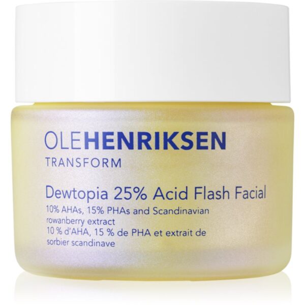 OLEHENRIKSEN Transform Dewtopia 25% Acid Flash Facial masca pentru exfoliere 50 ml-ro