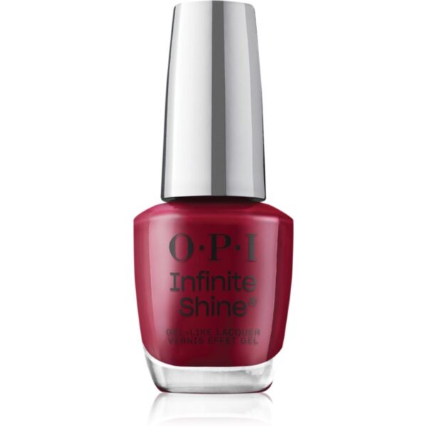OPI Infinite Shine Silk lac de unghii cu efect de gel Malaga Wine 15 ml-Țena