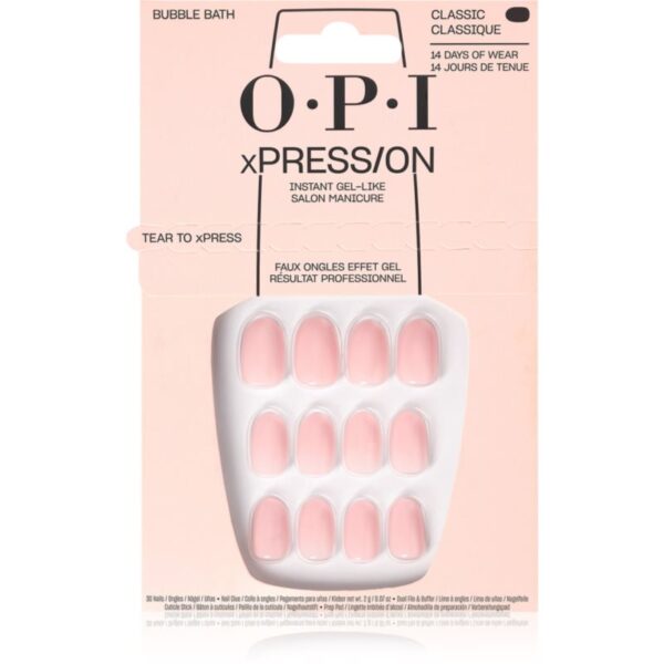OPI xPRESS/ON unghii artificiale Bubble Bath 30 buc-ro