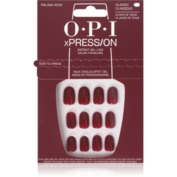 OPI xPRESS/ON unghii artificiale Malaga Wine 30 buc-ro