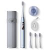 Oclean X Pro Digital periuta de dinti cu ultrasunete + capete de schimb Silver-ro
