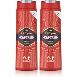 Old Spice Captain 2 in 1 gel de dus si sampon 2x400 ml-ro