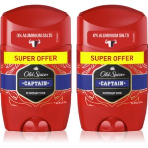 Old Spice Captain deodorant stick pentru bărbați 2x50 ml-Țena