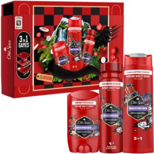 Old Spice Nightpanther Game Set set cadou pentru barbati-Țena