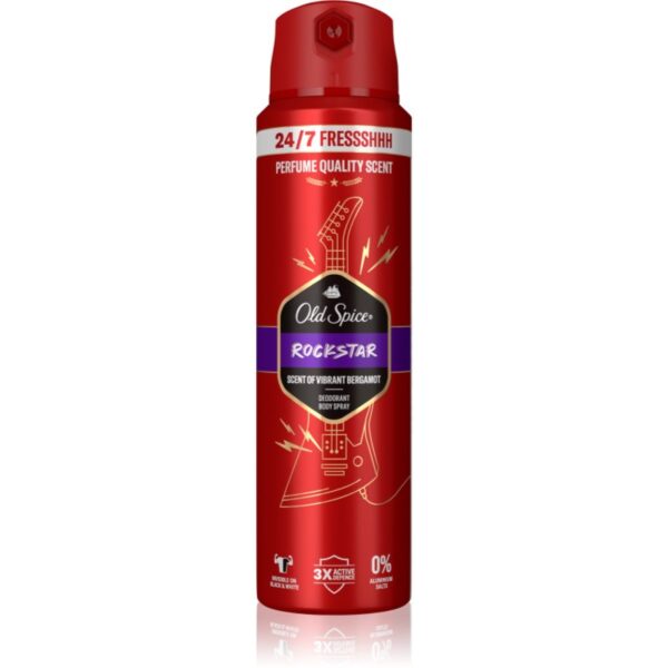 Old Spice RockStar deodorant spray pentru barbati 200 ml-Țena