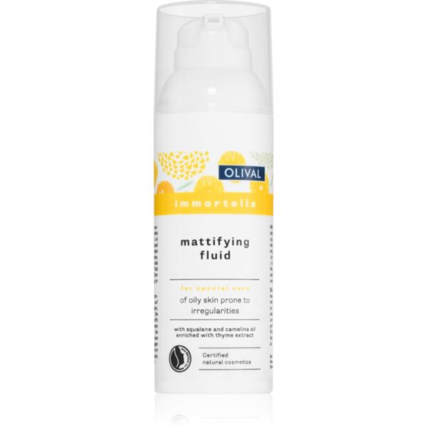 Olival Immortelle Mattifying Fluid fluid matifiant pentru pielea problematică și grasă 50 ml-ro