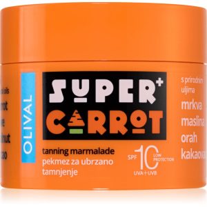 Olival SUPER Carrot Tanning Jam agent pentru accelerarea și prelungirea bronzării SPF 10 100 ml-Țena