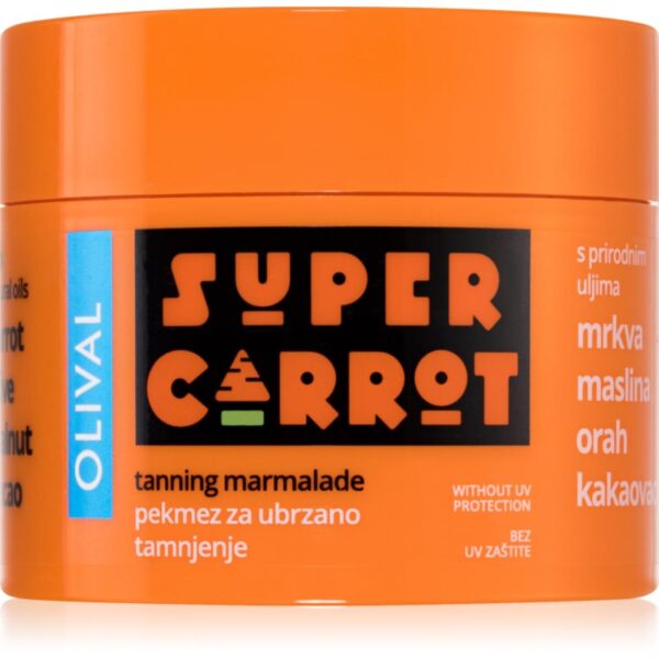 Olival SUPER Carrot Tanning Jam agent pentru accelerarea și prelungirea bronzării fara factor de protectie 100 ml-Țena