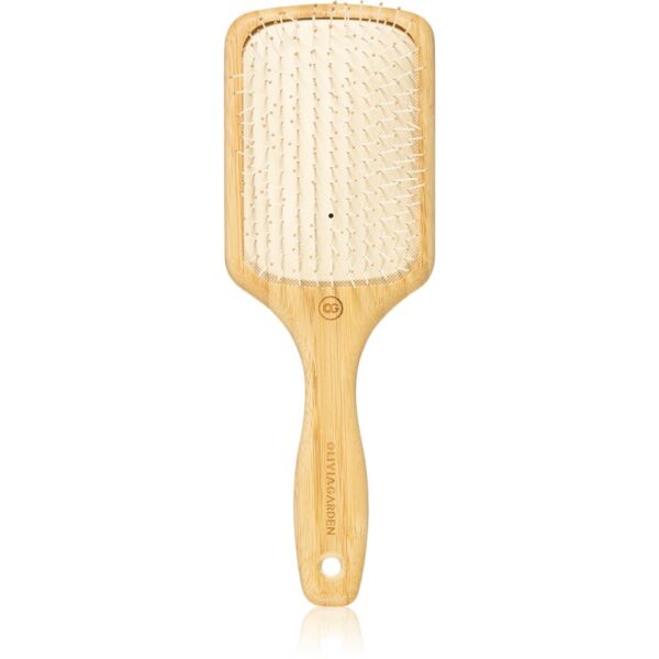 Olivia Garden Bamboo Touch perie de tip paletă pentru par si scalp Nylon L 1 buc-Țena