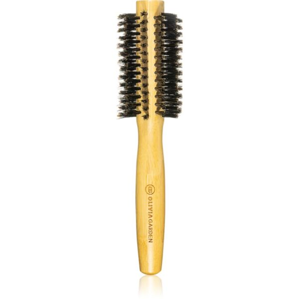 Olivia Garden Bamboo Touch perie rotundă pentru păr cu peri de mistret diametru 20 mm-ro
