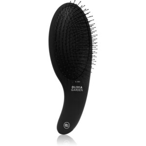 Olivia Garden Black Label CURVE Board&Nylon bristles perie de par pentru par usor de pieptanat Black 1 buc-ro