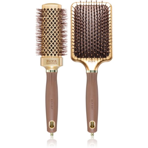 Olivia Garden Brown & Gold Set set cadou pentru păr pentru femei-Țena