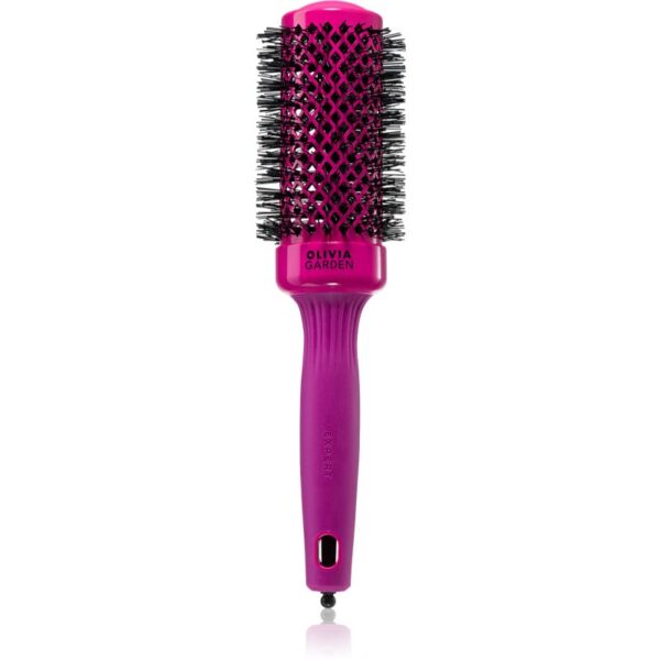 Olivia Garden Expert Shine Hot Pink perie cu ventilatie pentru păr lung 45 mm 1 buc-ro