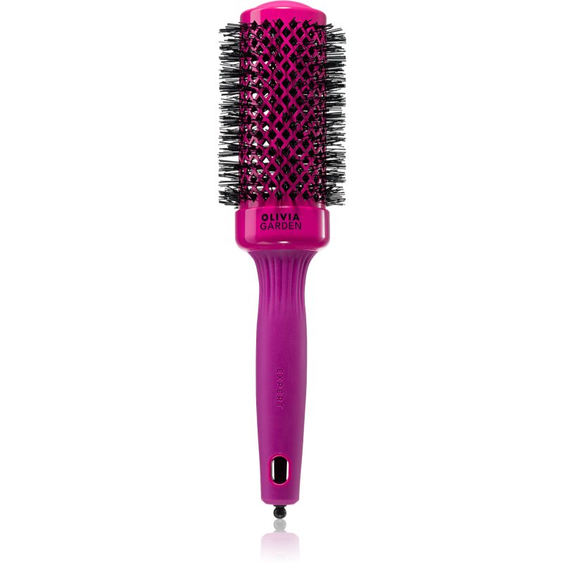 Olivia Garden Expert Shine Hot Pink perie cu ventilatie pentru păr lung 45 mm 1 buc-ro