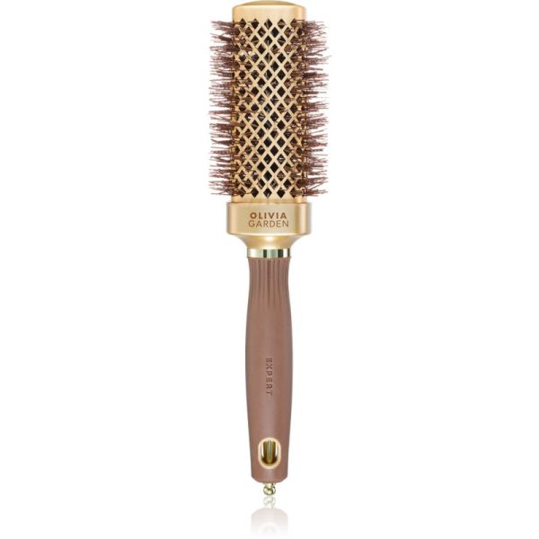 Olivia Garden Expert Straight Wavy perie pătrată pentru uscarea părului 40 mm 1 buc-ro