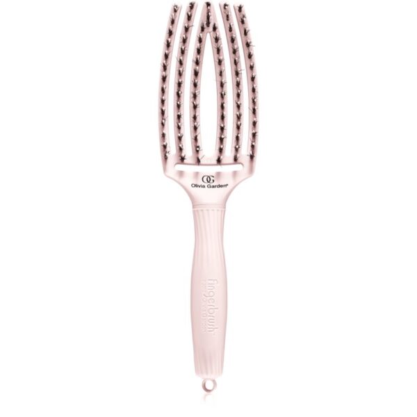 Olivia Garden Fingerbrush Bloom perie de tip paletă Medium 1 buc-Țena