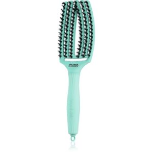 Olivia Garden Fingerbrush Boar & Nylon perie de par cu peri de nailon și de mistreț Arctic Teal 1 buc-Țena