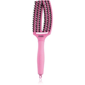 Olivia Garden Fingerbrush Boar & Nylon perie de par cu peri de nailon și de mistreț Celestial Pink 1 buc-Țena