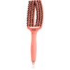 Olivia Garden Fingerbrush Boar & Nylon perie de par cu peri de nailon și de mistreț Radiant Peach 1 buc-ro