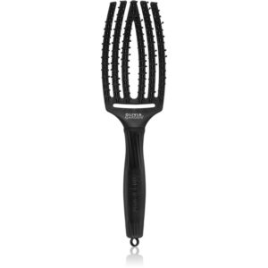 Olivia Garden Fingerbrush Double Bristles perie de tip paletă pentru par usor de pieptanat 1 buc-Țena