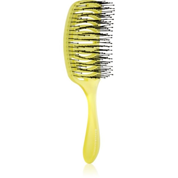 Olivia Garden iDetangle Pride perie de tip paletă Yellow 1 buc-Țena