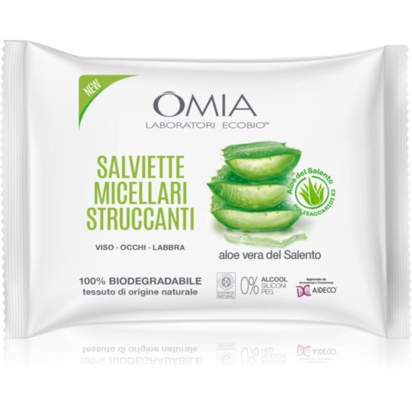 Omia Laboratories Aloe Vera del Salento servetele demachiante 20 buc-Țena