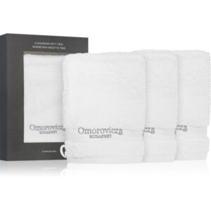 Omorovicza Cleansing Mitt Trio set demachiant pentru make-up din microfibră 3 buc-ro
