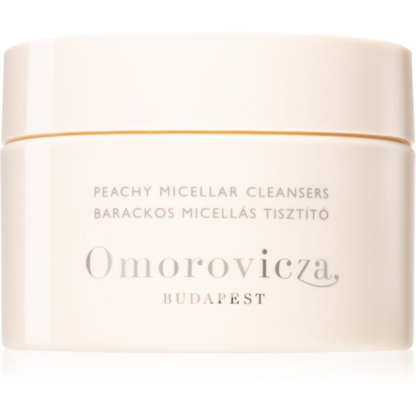 Omorovicza Hydro-Mineral Peachy Micellar Cleanser Discs dischete demachiante pentru față și ochi cu parfum 60 buc-ro