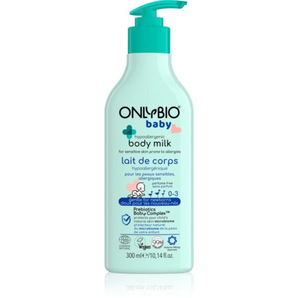 OnlyBio Baby Hypoallergenic lotiune hipoalergenica pentru nou-nascuti si copii 300 ml-ro