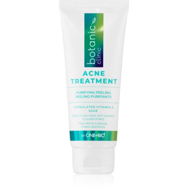OnlyBio Botanic Clinic Acne Treatment demachiant cu efect de peenling 75 ml-ro