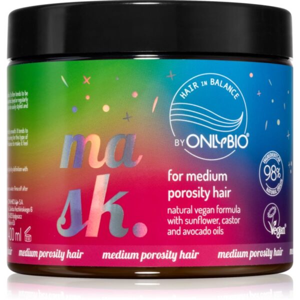 OnlyBio Hair in Balance masca hranitoare pentru par uscat 400 ml-ro
