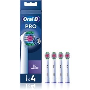 Oral B PRO 3D White capete de schimb pentru periuta de dinti 4 buc-Țena
