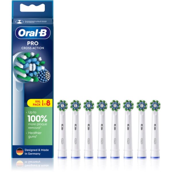 Oral B PRO Cross Action capete de schimb pentru periuta de dinti 8 buc-Țena