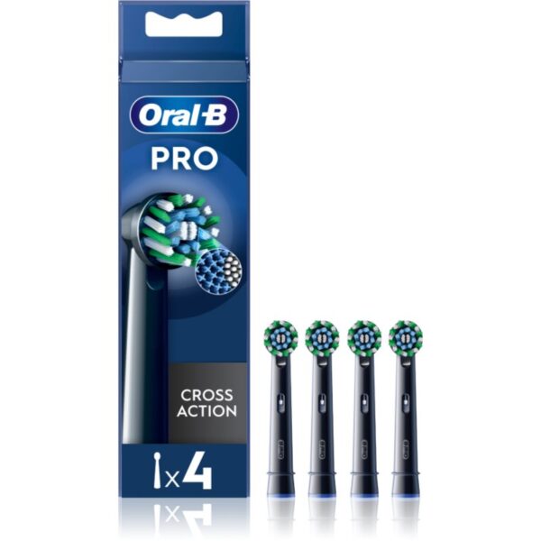 Oral B PRO Cross Action capete de schimb pentru periuta de dinti Black 4 buc-Țena