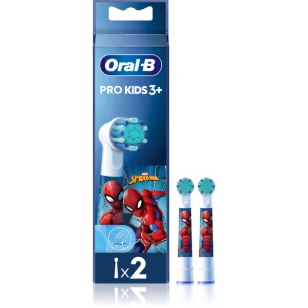 Oral B PRO Kids 3+ capete de schimb pentru periuta de dinti pentru copii Spiderman 2 buc-Țena