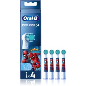 Oral B PRO Kids 3+ capete de schimb pentru periuta de dinti pentru copii Spiderman 4 buc-Țena