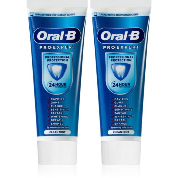 Oral B Pro Expert Professional Protection pastă de dinți pentru protecția gingiilor 2x75 ml-Țena
