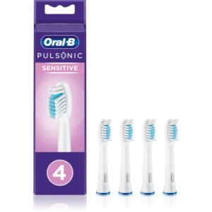 Oral B Pulsonic Sensitive capete de schimb pentru periuta de dinti 4 buc-Țena