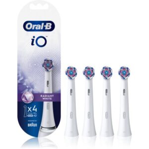Oral B iO Radiant White capete de schimb pentru periuta de dinti cu fibre de albire White 4 buc-Țena