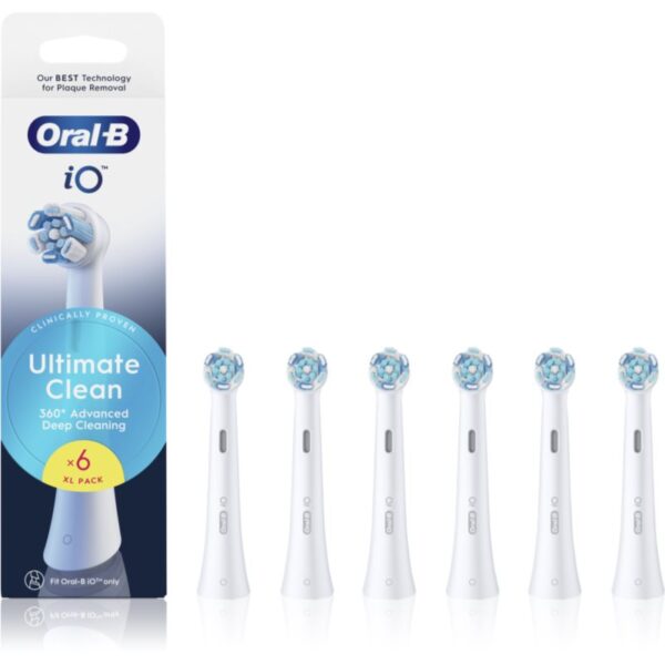Oral B iO Ultimate Clean capete de schimb pentru periuta de dinti White 6 buc-Țena