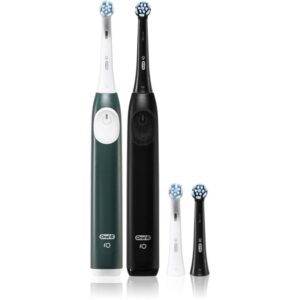 Oral B iO2 periuta de dinti electrica pachet duo Black & Dark Green 1 buc-ro