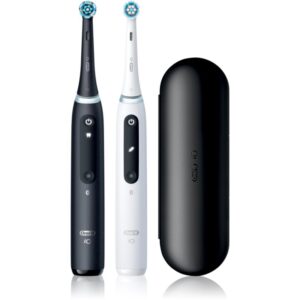 Oral B iO5 periuta de dinti electrica cu sac DUO Black & White 2 buc-ro