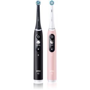 Oral B iO6 periuta de dinti electrica DUO Black & Pink Sand 2 buc-ro
