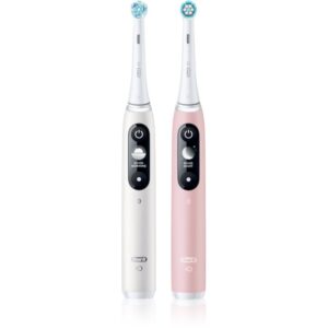 Oral B iO6 periuta de dinti electrica DUO White & Pink Sand 2 buc-Țena