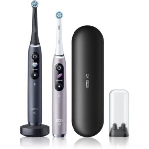 Oral B iO9 periuta de dinti electrica DUO Black Onyx & Rose Quartz 2 buc-Țena